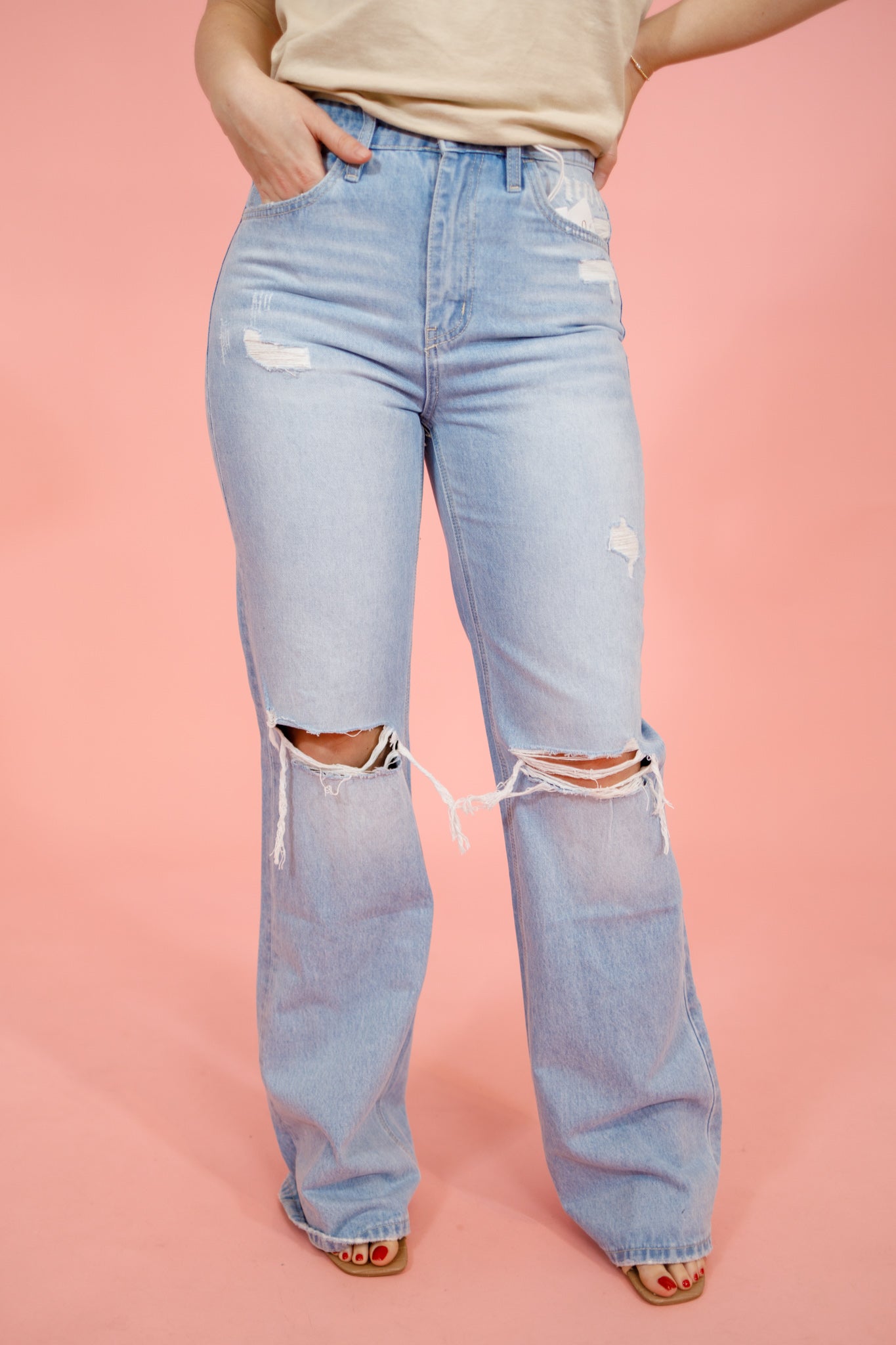 Vervet Sunny Plans 90s Vintage Flare Jeans – Jaxe + Grace Boutique