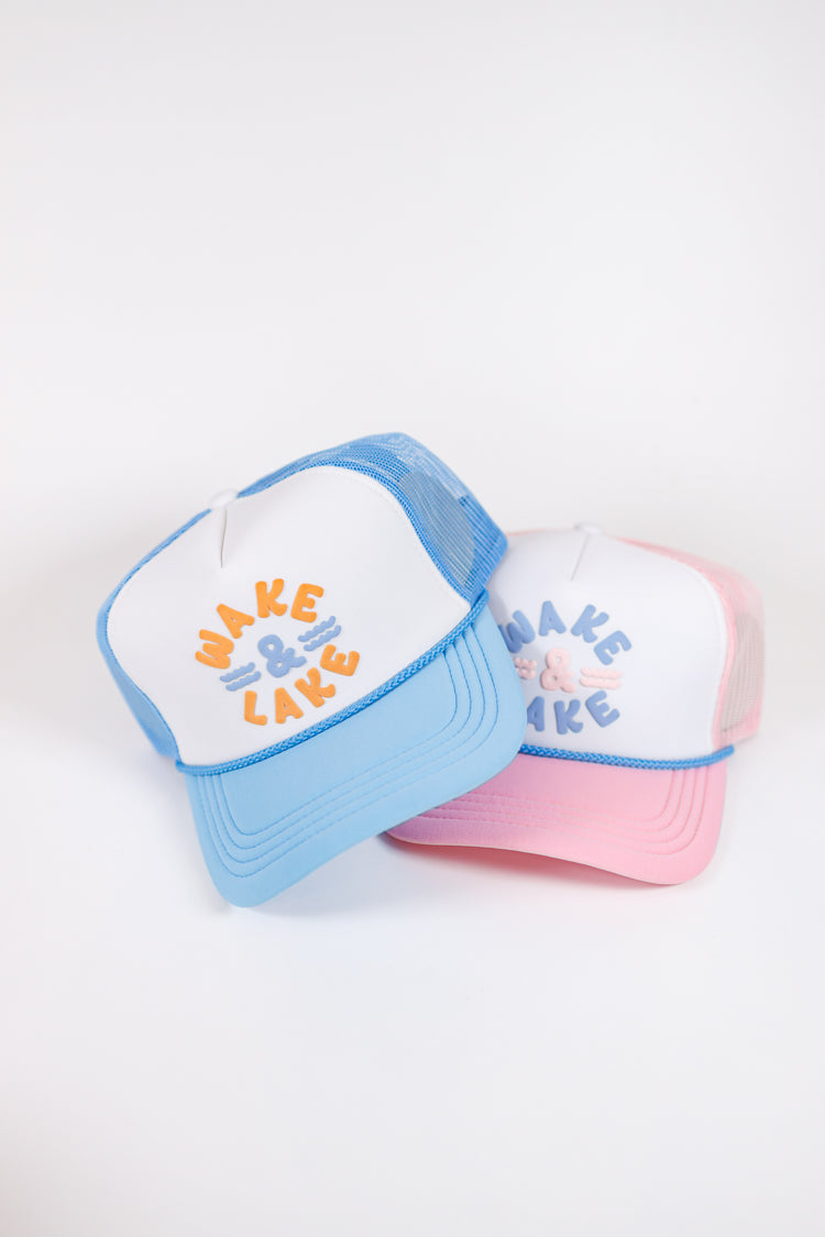 "Lake Wake" Foam Mesh Back Hat, VARIOUS Jaxe + Grace Boutique