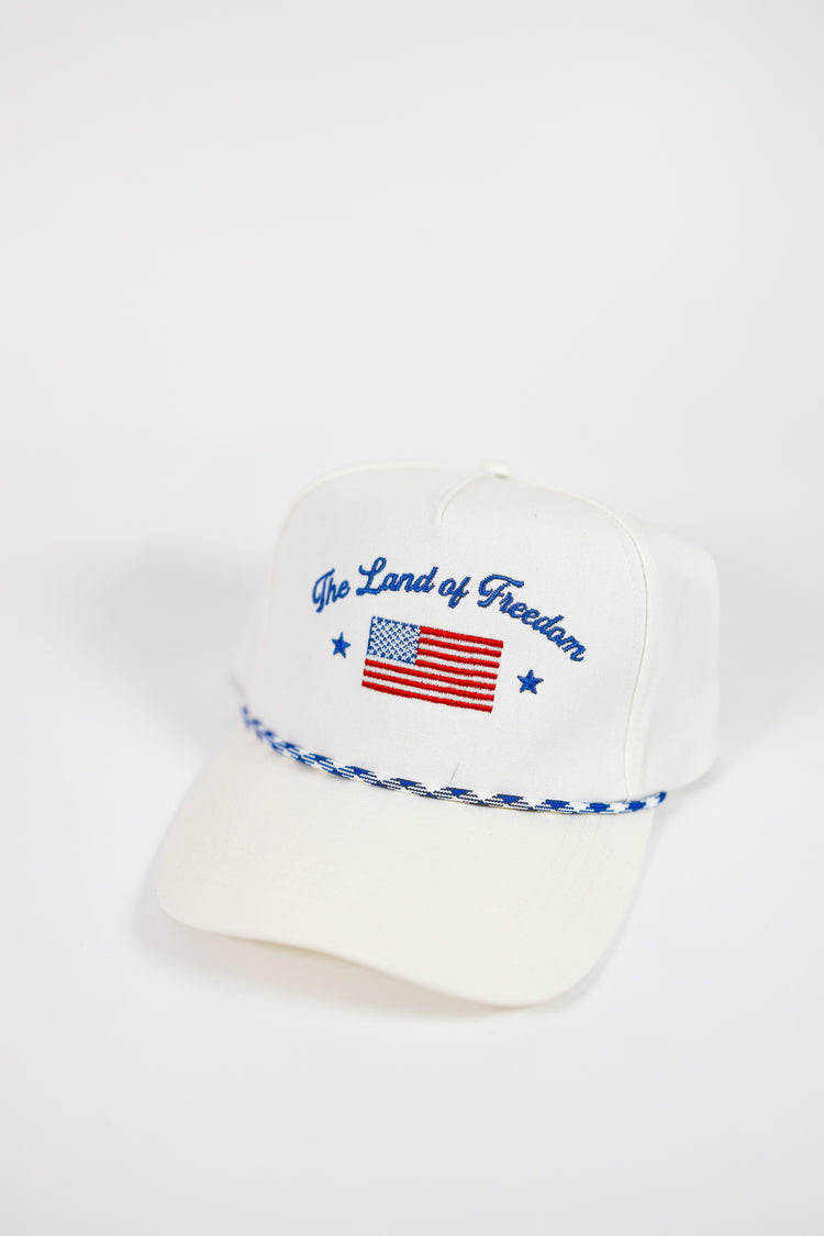 The Land of Freedom Embroidered Hat