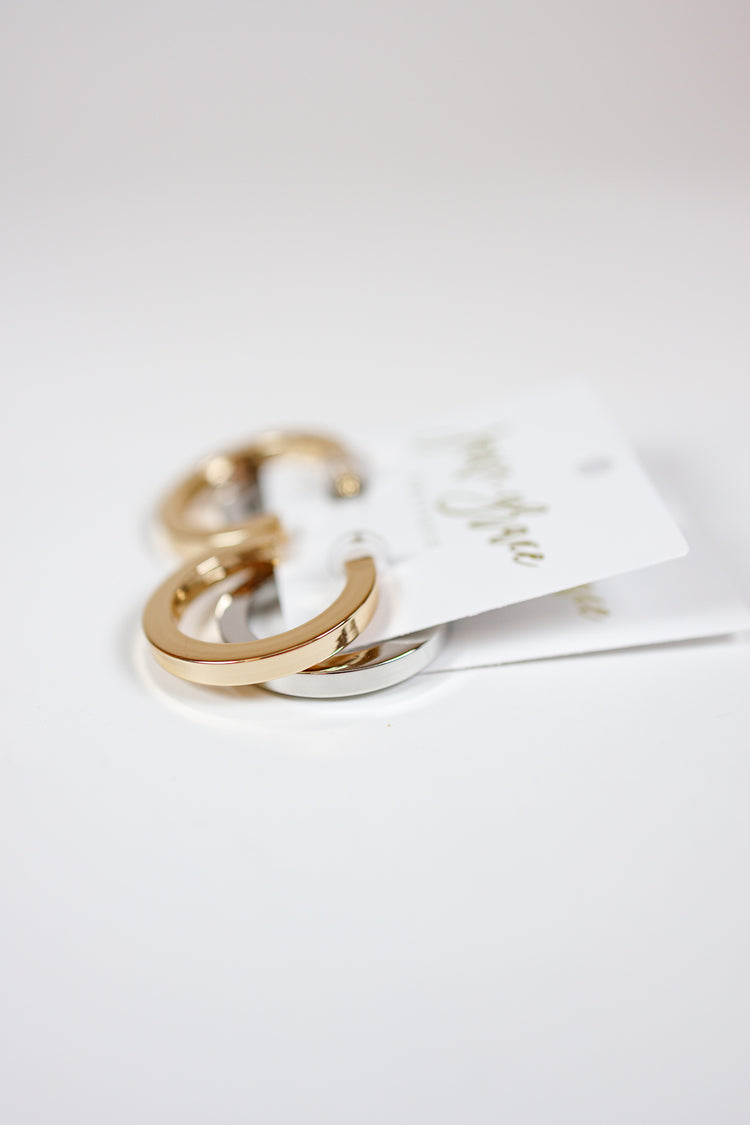 1.5" Brass Hoops, VARIOUS