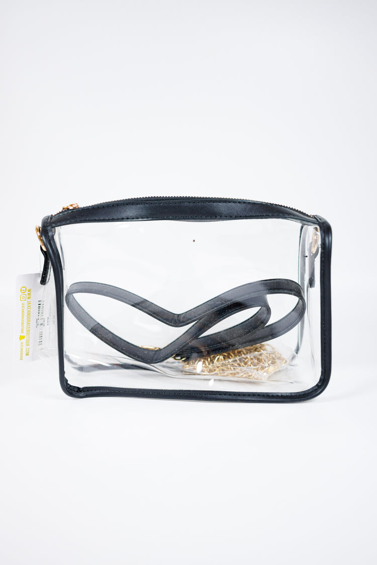 Clear Rectangle Stadium Bag, VARIOUS Jaxe + Grace Boutique