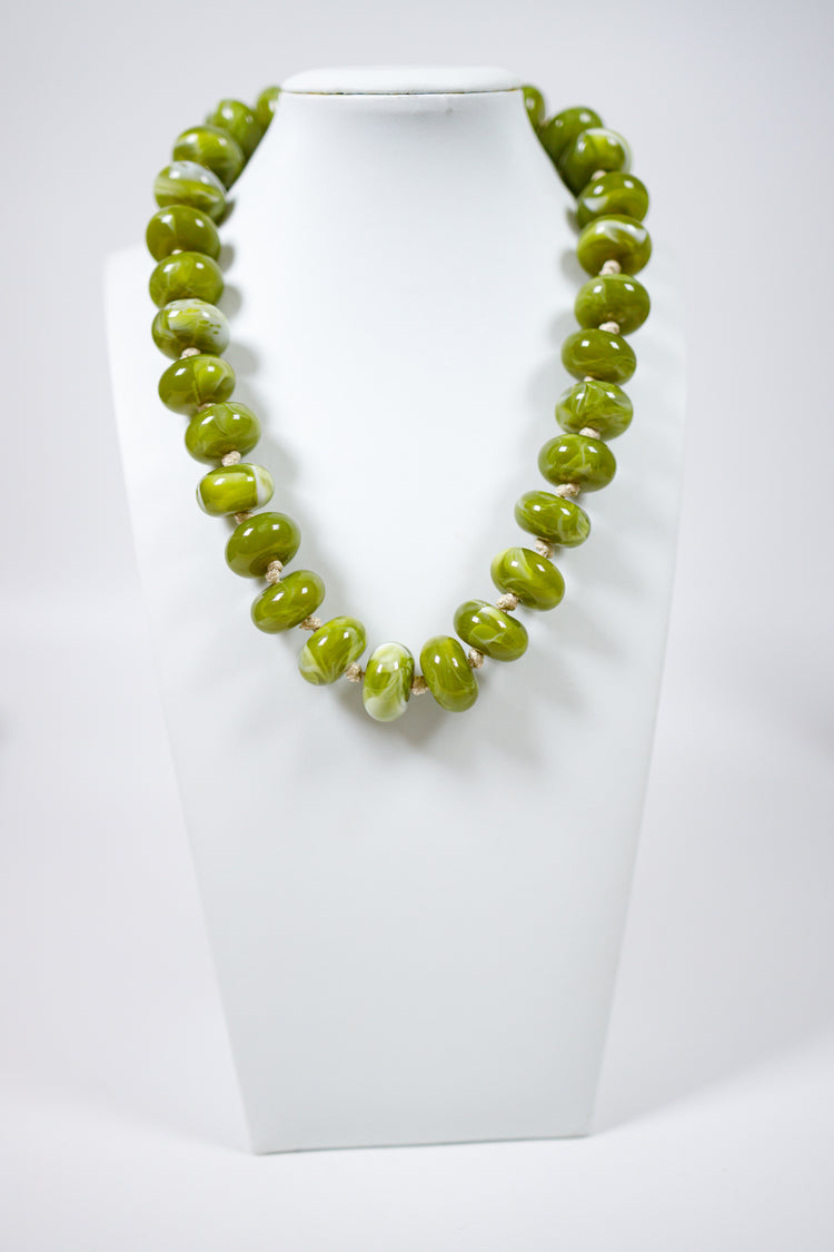 Layered Resin Beaded Necklace, VARIOUS Jaxe + Grace Boutique