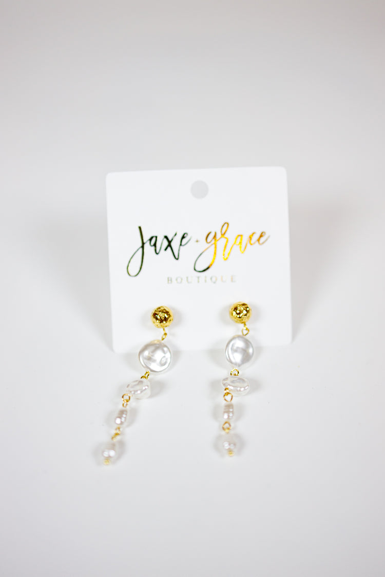 HD Pearl Dangle Earrings
