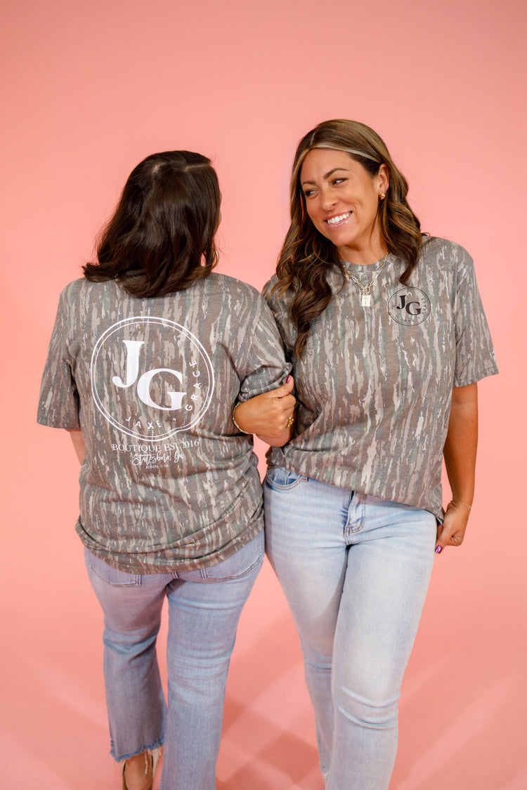 JAXE + GRACE Realtree Camo Graphic Tees