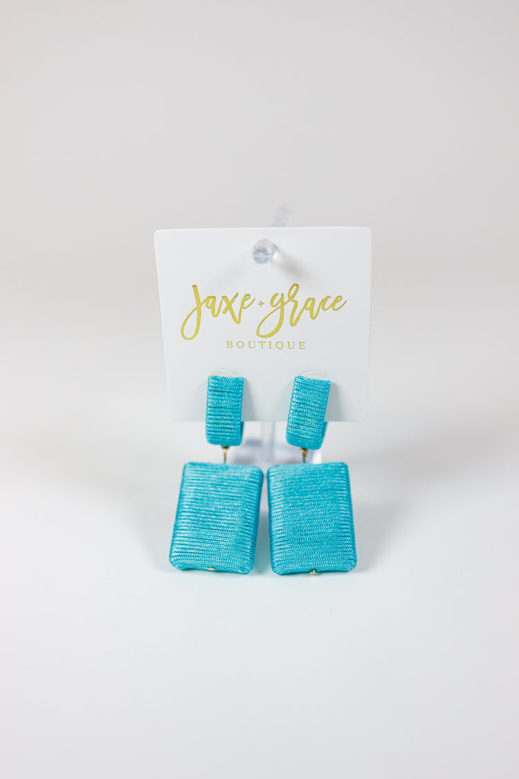 Wrapped Rectangle Drop Hoops, VARIOUS