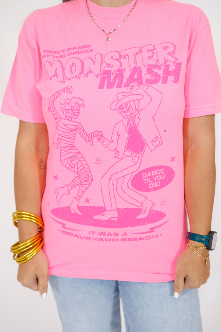 Pink Monster Mash Graphic Tee