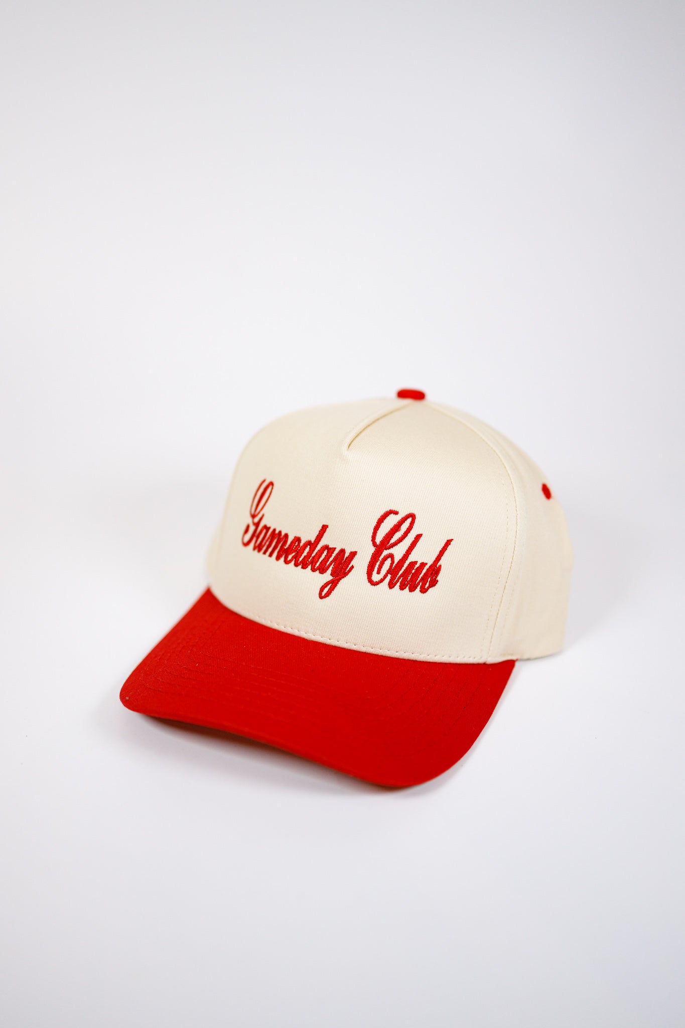 White & Red \'Have The Day You Deserve\' Baseball Cap Have The Day You Deserve Hat Womens Trendy Ball Cap Mens  main image 2