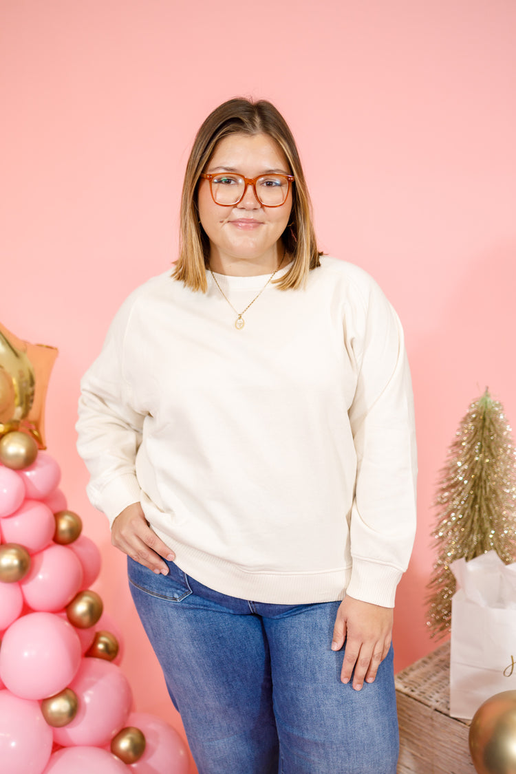 Ribbed Side Raglan Sweatshirt, VARIOUS S-3XL