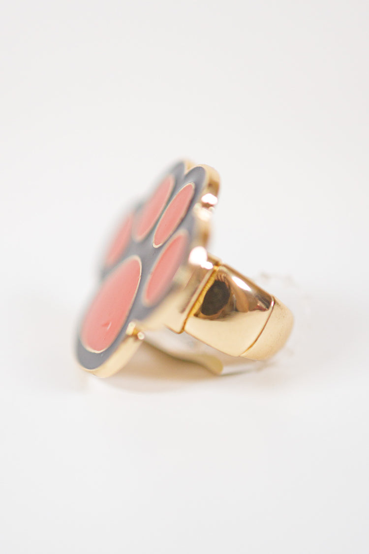 Adjustable Paw Print Ring
