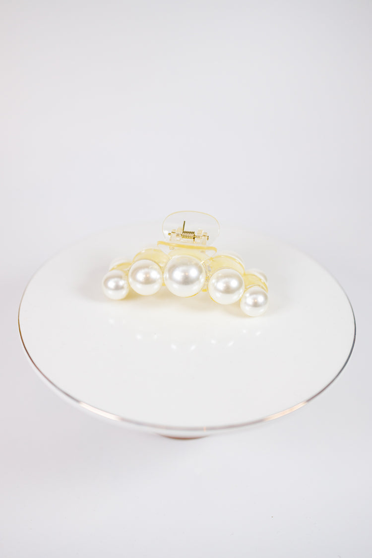 Large Pearl Claw Clip