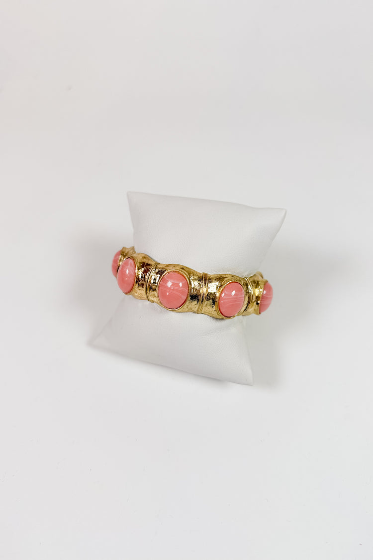 Vintage Oval Stone Bracelet, VARIOUS