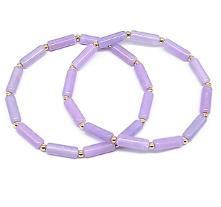 Beads Round Tube Bracelet, VARIOUS