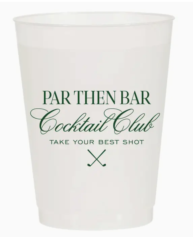 Par Then Bar Frosted Cups (6 pack)