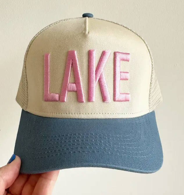 "Lake" 3D Embroidered Hat