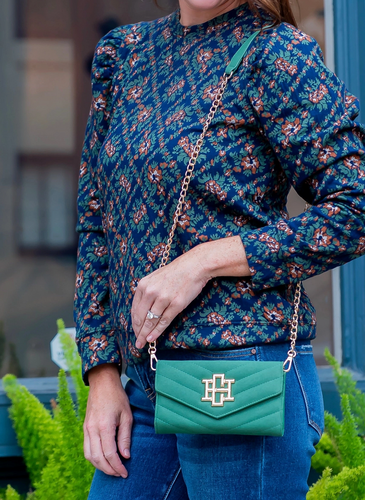 Caroline Hill - Carlington Crossbody - GREEN VQ