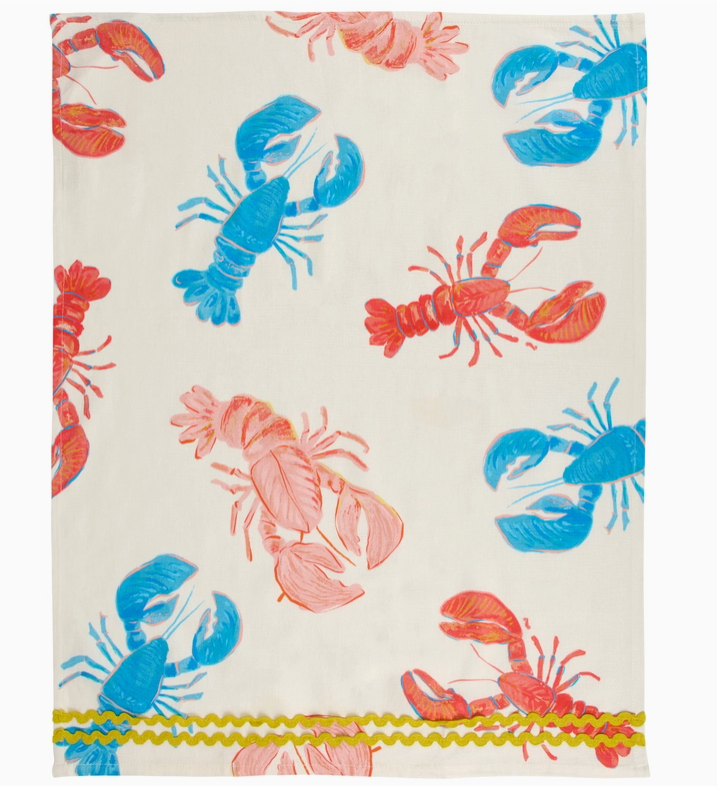 Lobsters Tea Towel