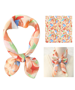 Flower Print Bandana Scarf
