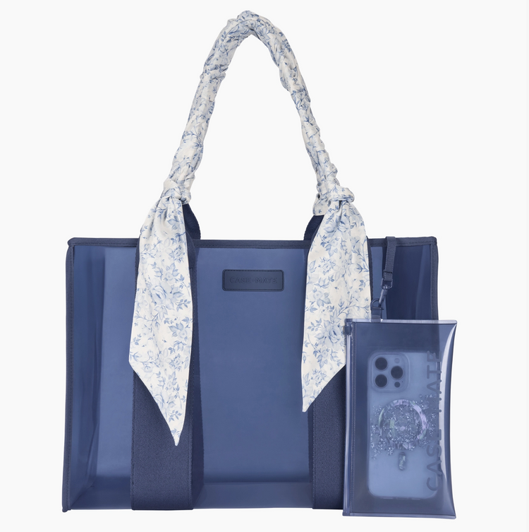 Case Mate Bubble Jelly Tote Bag, NAVY TWILLY Jaxe + Grace Boutique