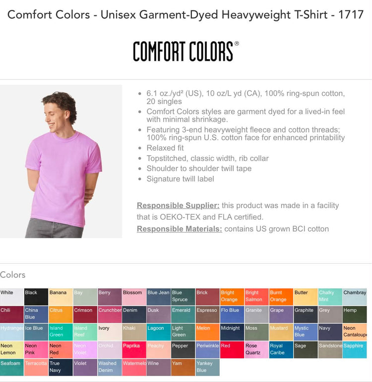 Jaxe + Grace Comfort Color LOGO TEES, VARIOUS Jaxe + Grace Boutique