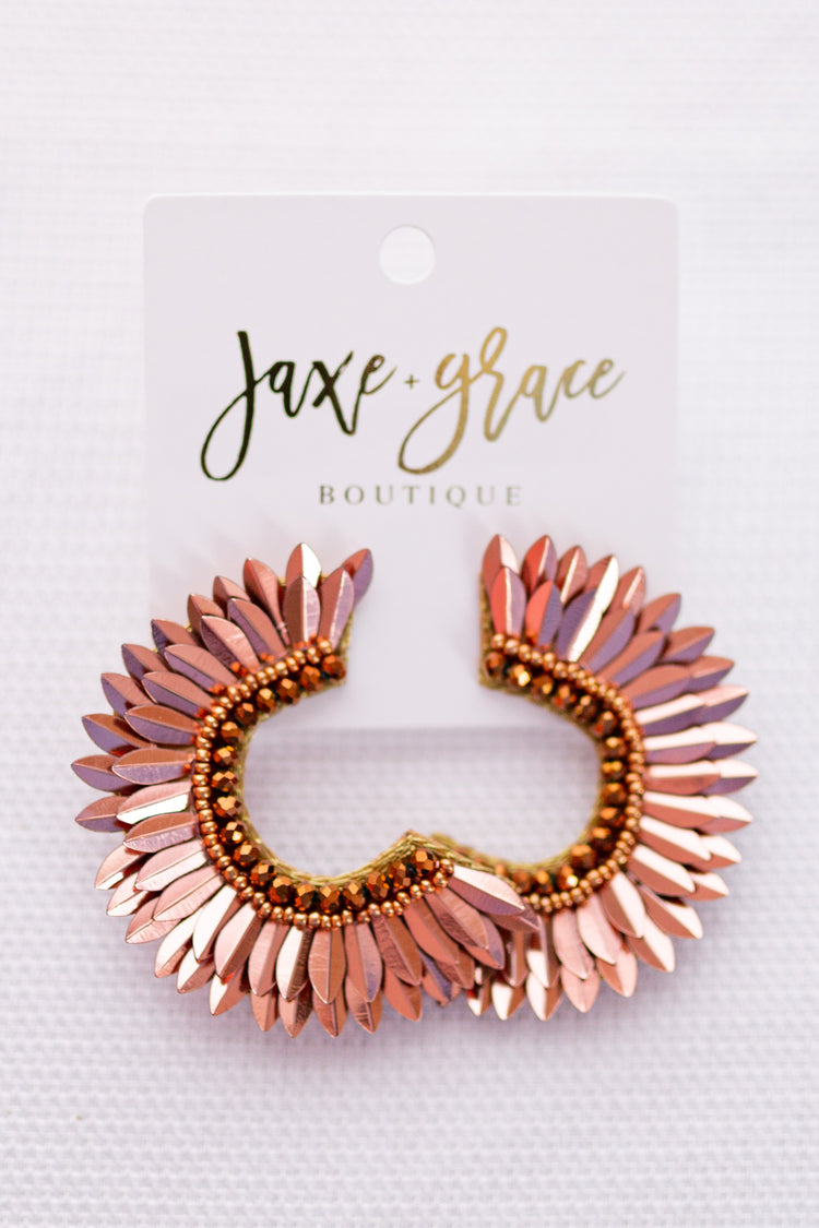 Sequin Earrings, VARIOUS