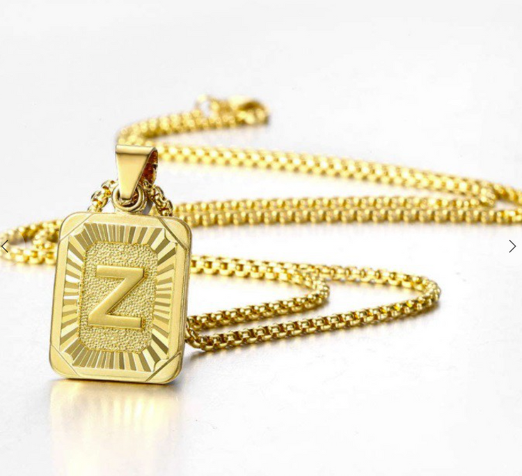 Initial Pendant Necklace