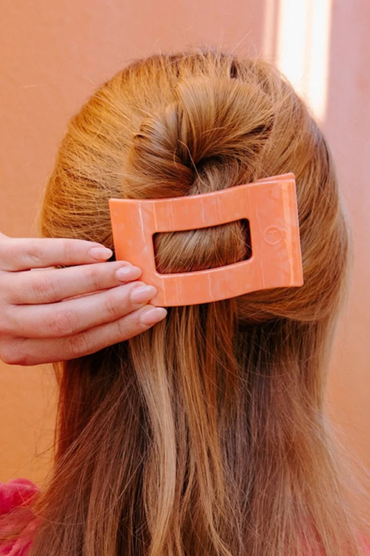 TELETIES - Flat Rectangle Hair Clip