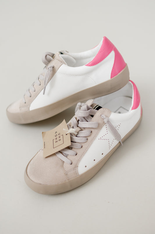 Pink Mia Star Sneakers