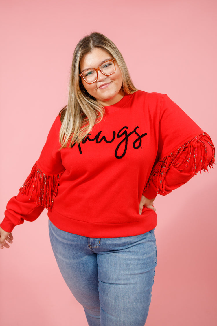 Dawgs Fringe Sweater