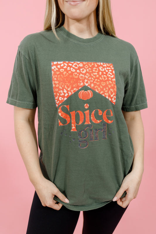 "Spice Girl" Fall Graphic Tee, S-3XL