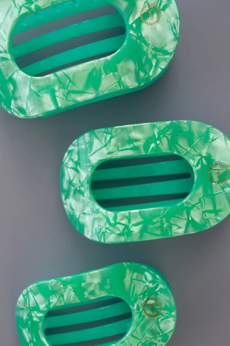 TELETIES - Round Flat Hair Clip