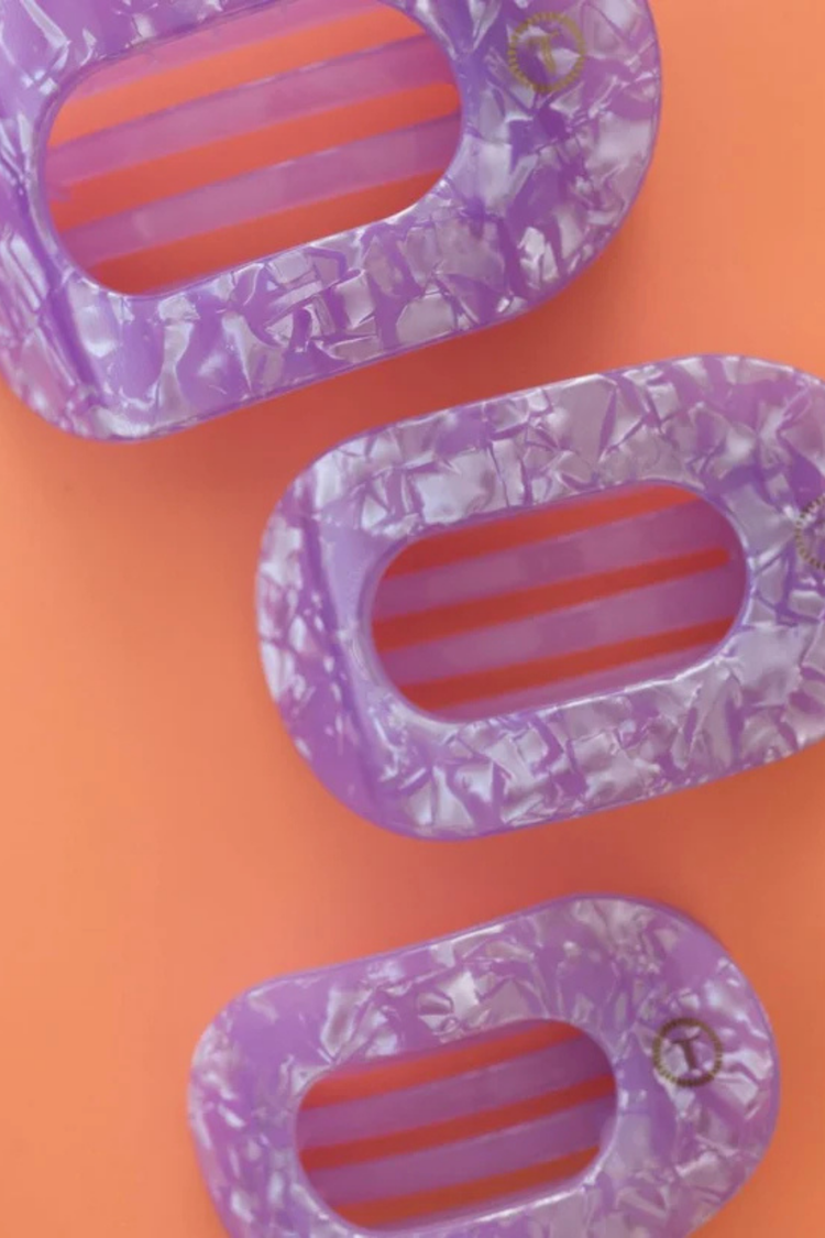TELETIES - Round Flat Hair Clip