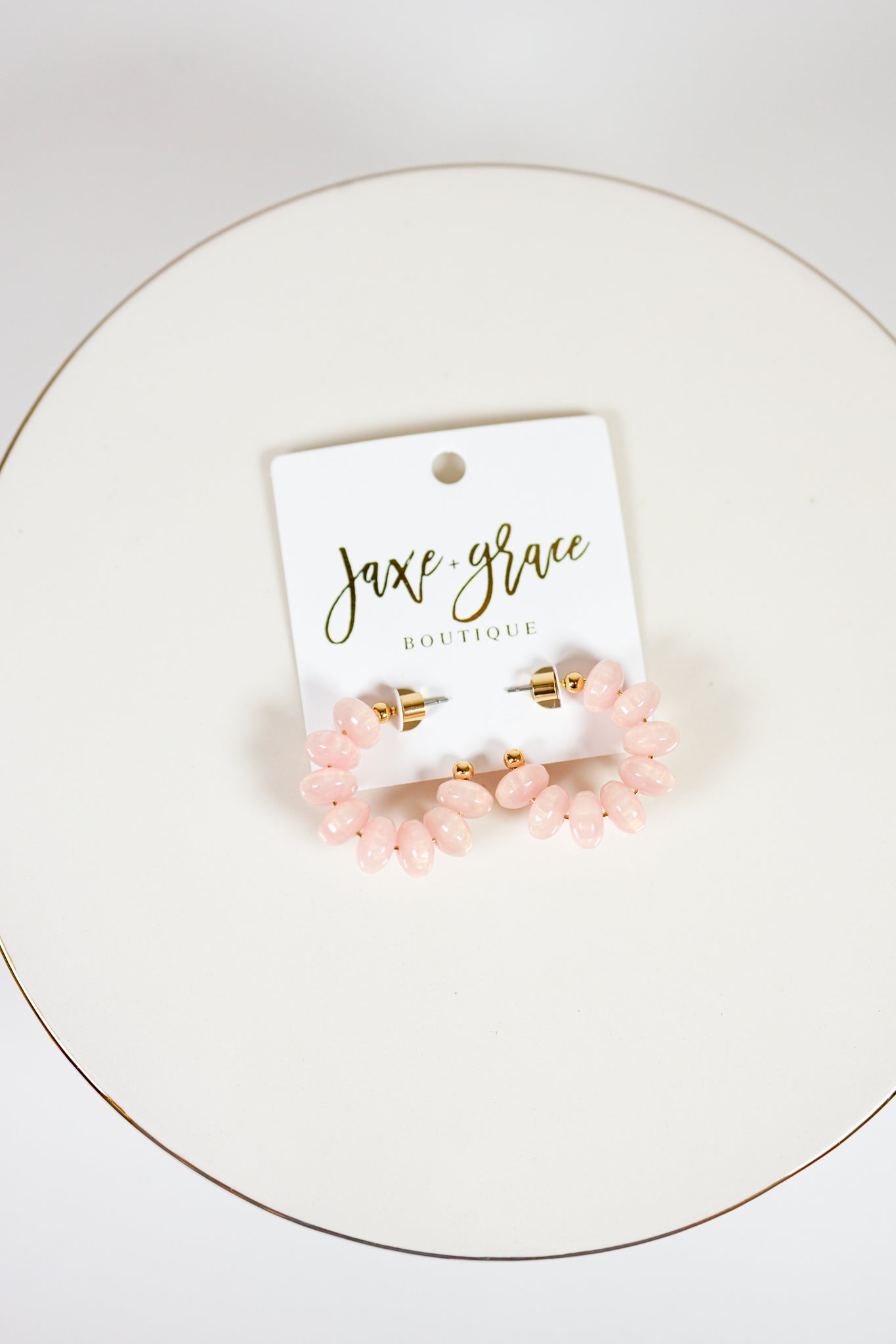 Candy Bead Hoops, VAROIUS Jaxe + Grace Boutique
