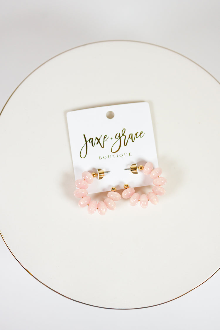 Candy Bead Hoops, VAROIUS Jaxe + Grace Boutique