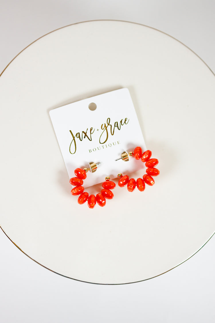 Candy Bead Hoops, VAROIUS Jaxe + Grace Boutique