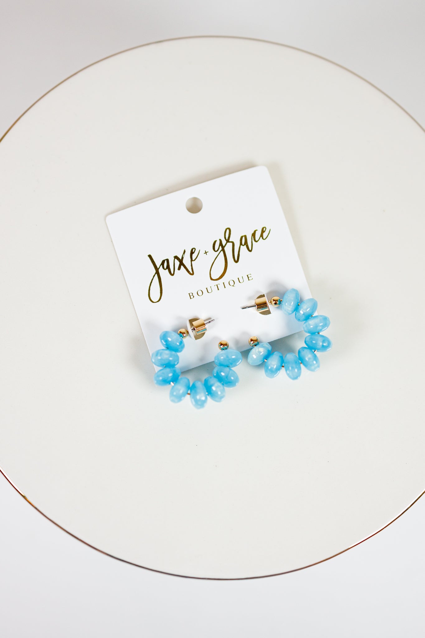 Candy Bead Hoops, VAROIUS Jaxe + Grace Boutique