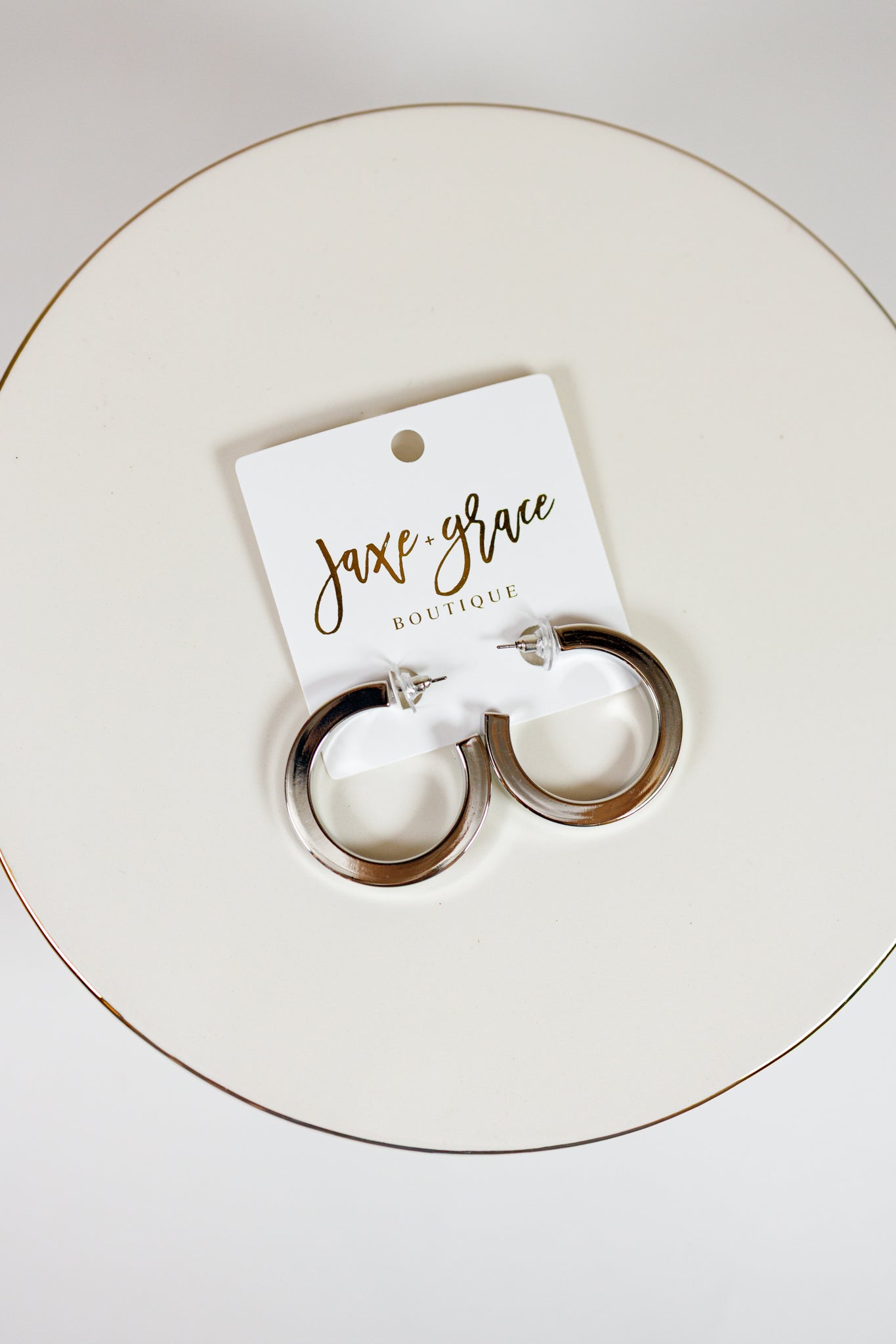 1.5" Brass Hoops, VARIOUS Jaxe + Grace Boutique