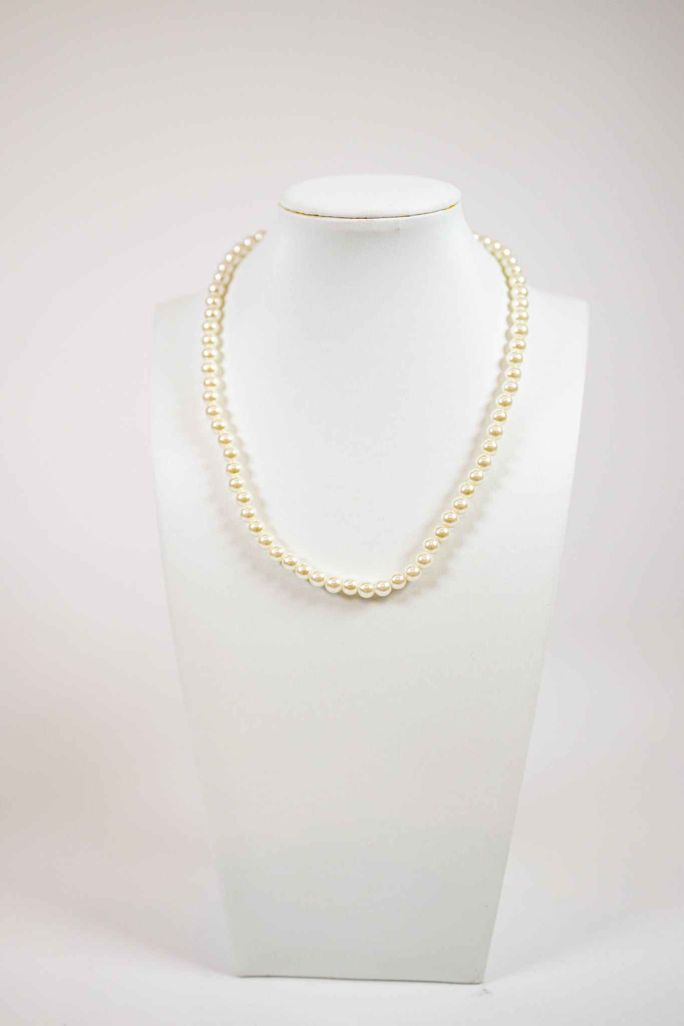 Round Pearl Bead Necklace Jaxe + Grace Boutique