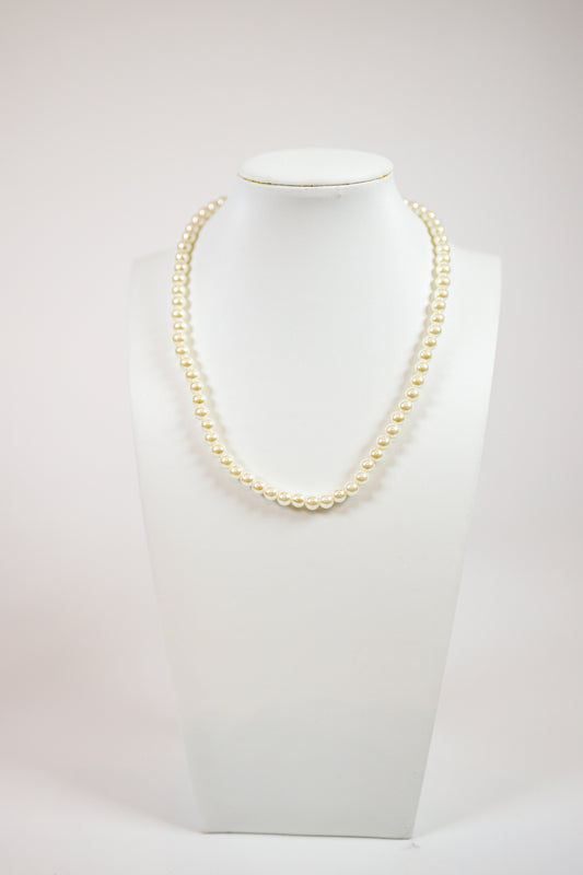 Round Pearl Bead Necklace Jaxe + Grace Boutique