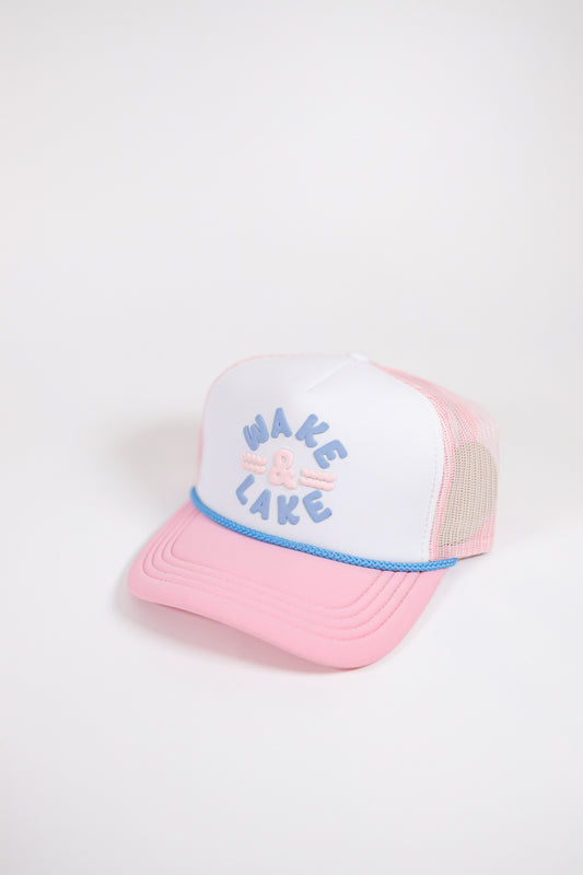 "Lake Wake" Foam Mesh Back Hat, VARIOUS Jaxe + Grace Boutique