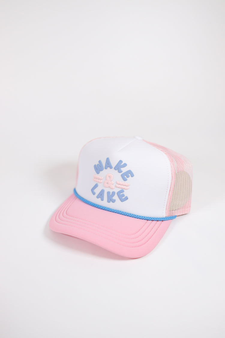 "Lake Wake" Foam Mesh Back Hat, VARIOUS Jaxe + Grace Boutique