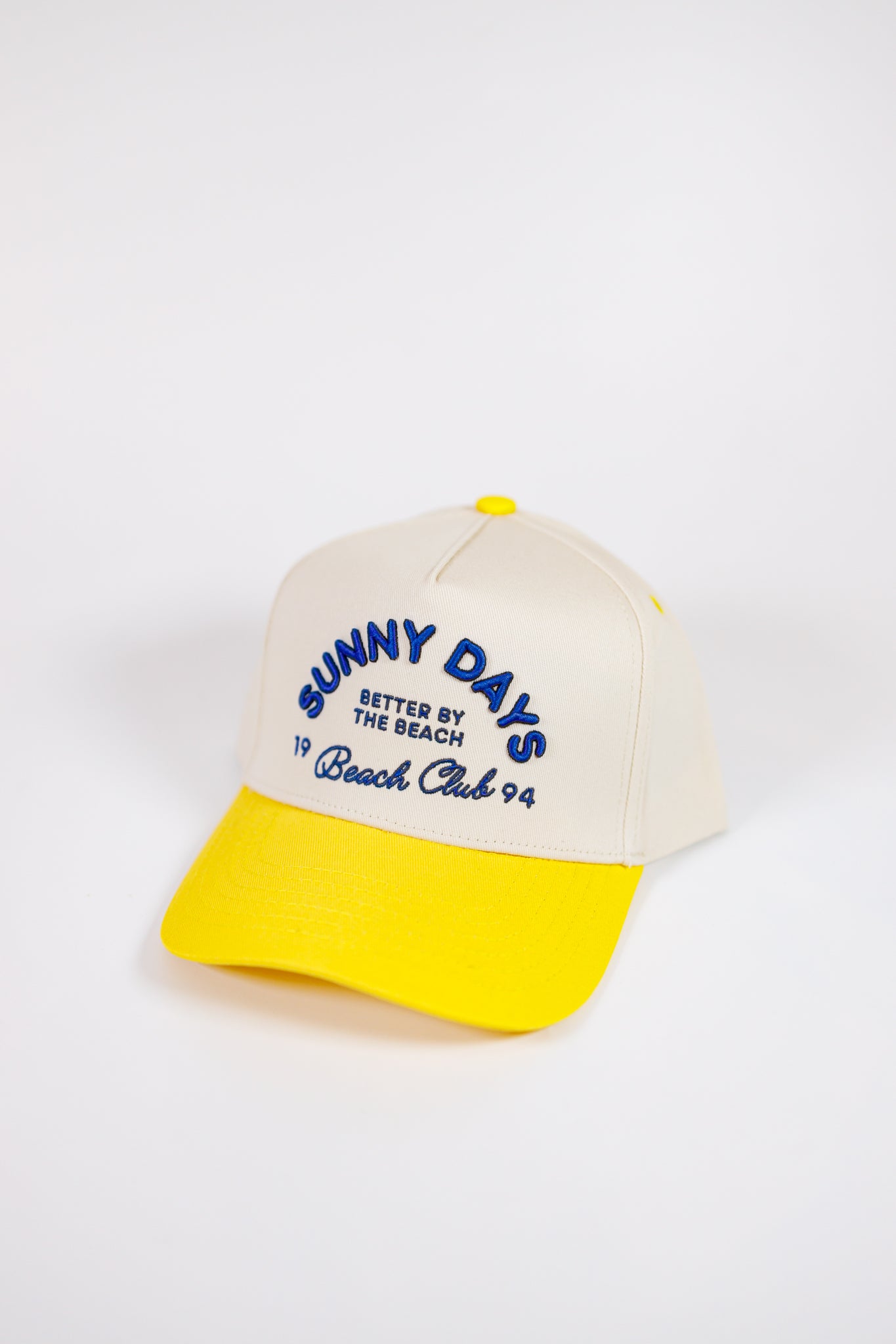 Sunny Days - Yellow Vintage Trucker Hat Jaxe + Grace Boutique