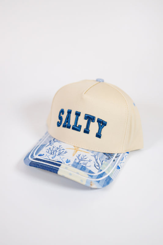 Salty Embroidered Hat Jaxe + Grace Boutique