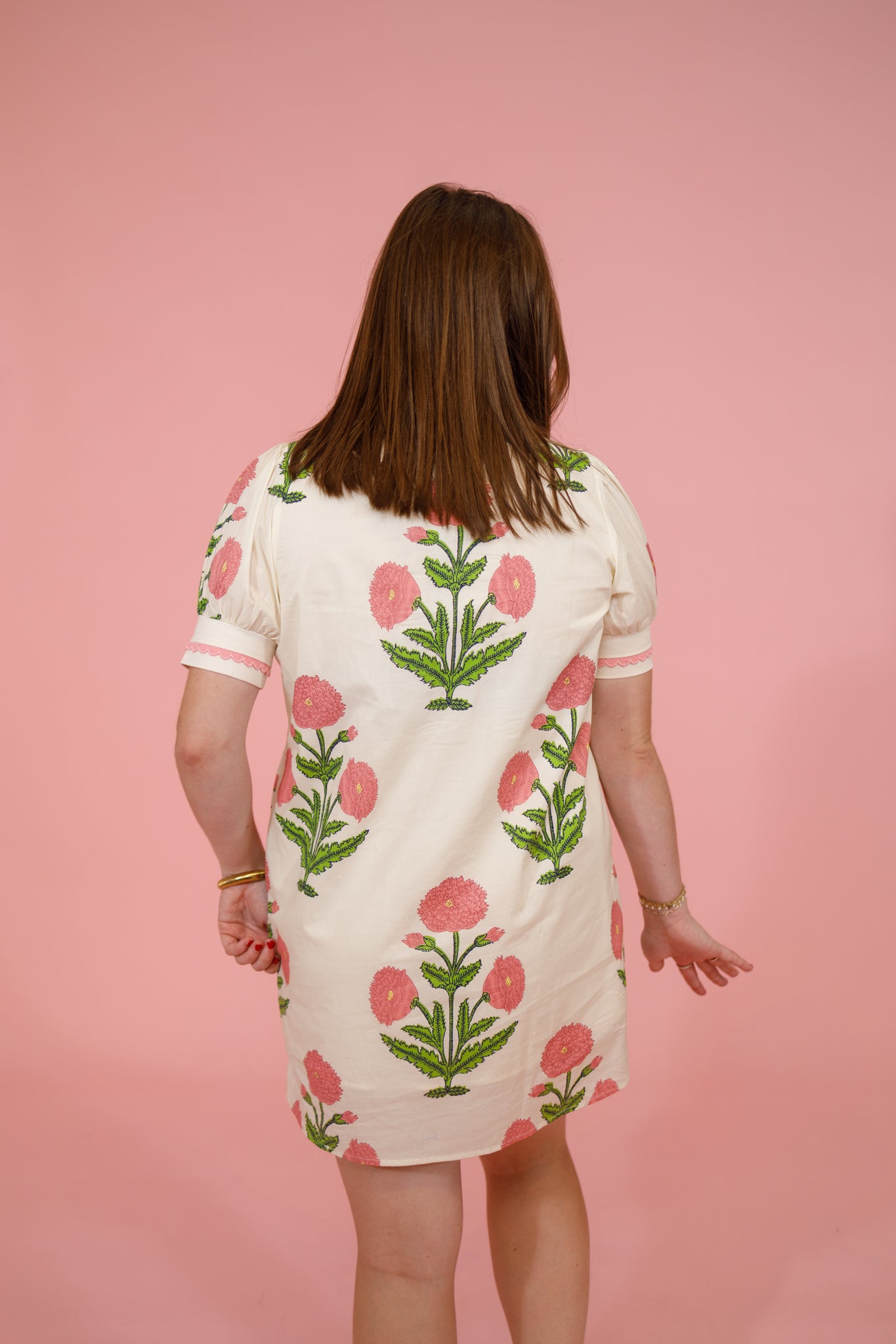 Pink Mix Floral Mini Dress Jaxe + Grace Boutique