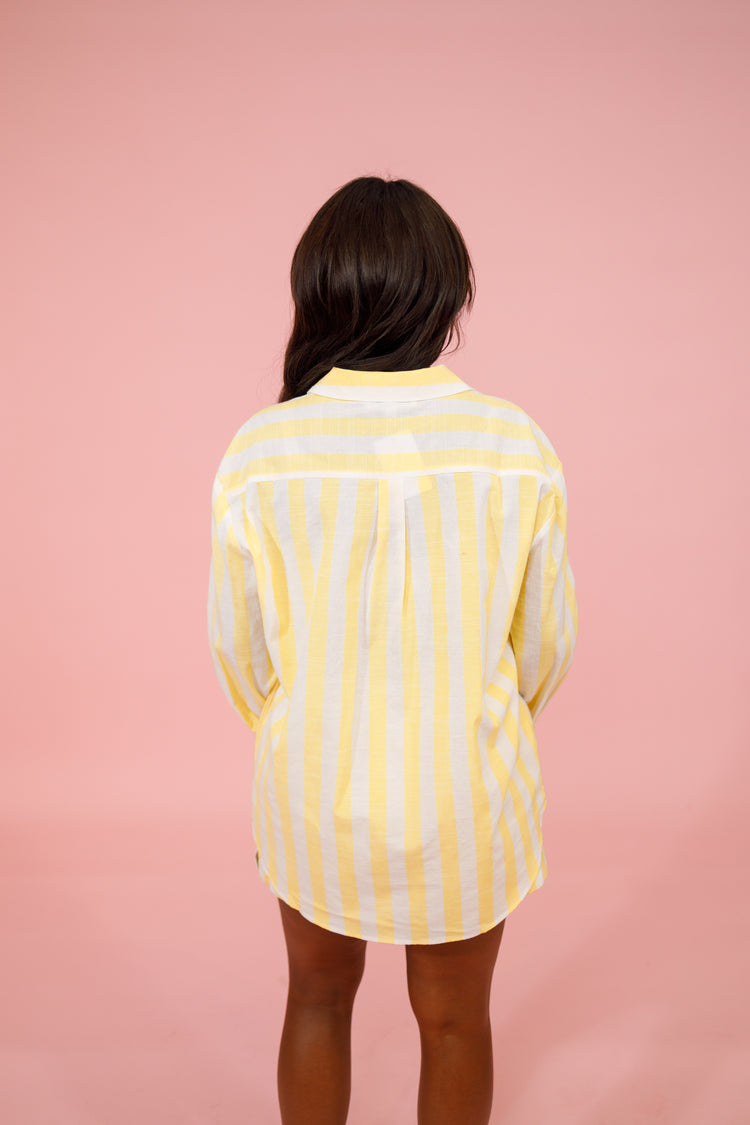 Yellow & White Stripe Set Jaxe + Grace Boutique