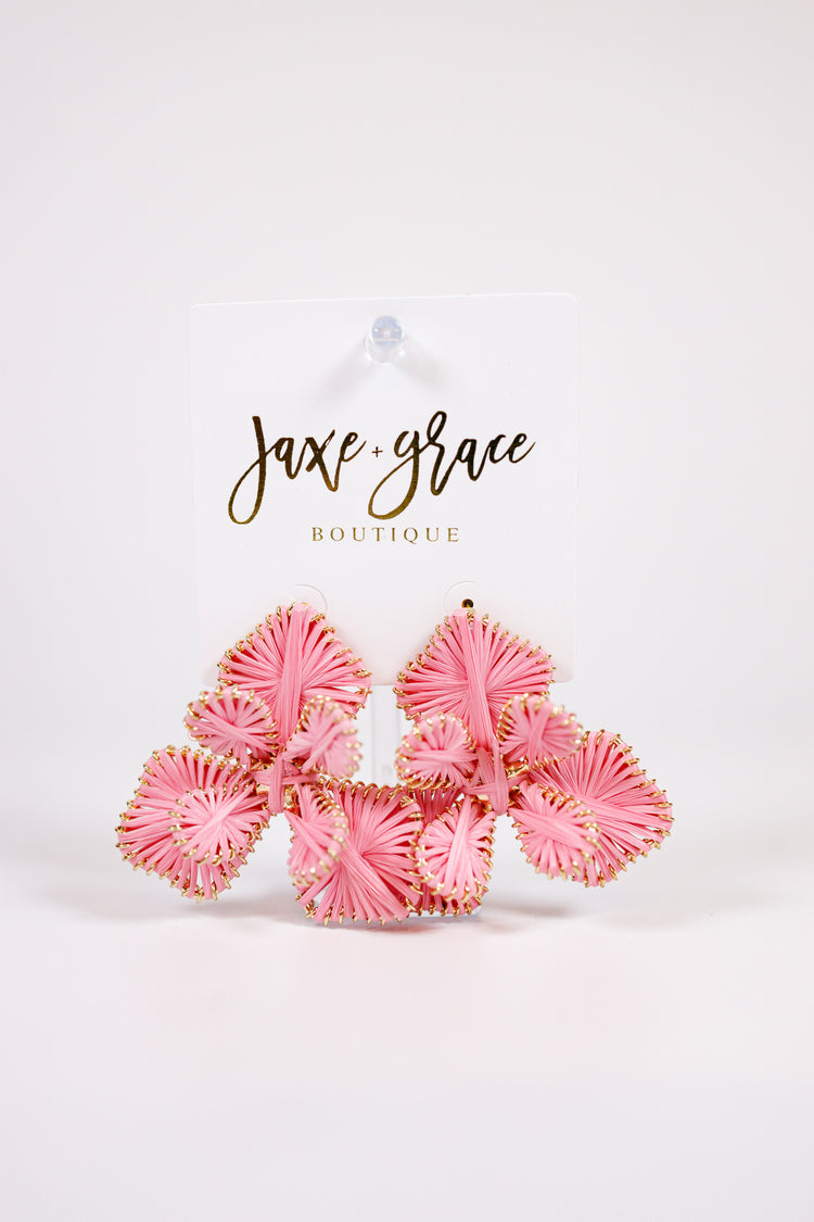 Main Character Earrings - Pink Jaxe + Grace Boutique