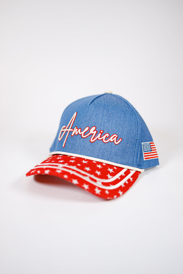 America Vintage Trucker Hat Jaxe + Grace Boutique