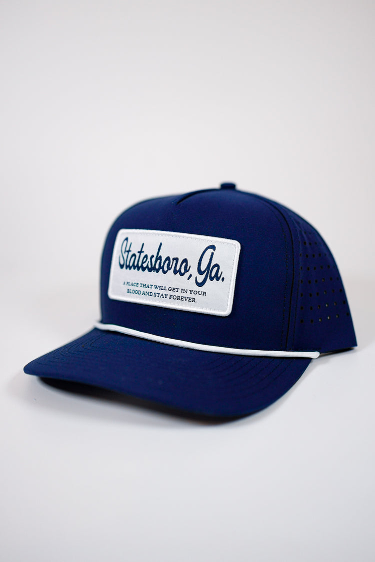 Statesboro, GA Patch Hat with Rope Jaxe + Grace Boutique