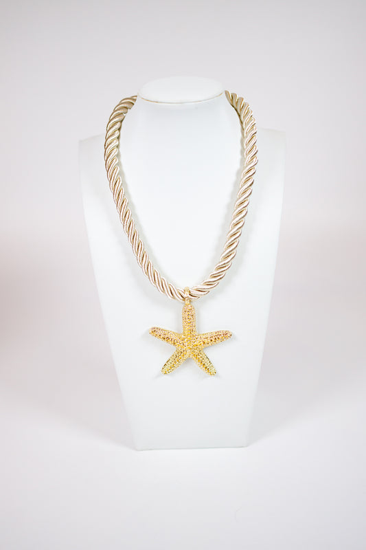 Starfish Pendant Rope Necklace Jaxe + Grace Boutique