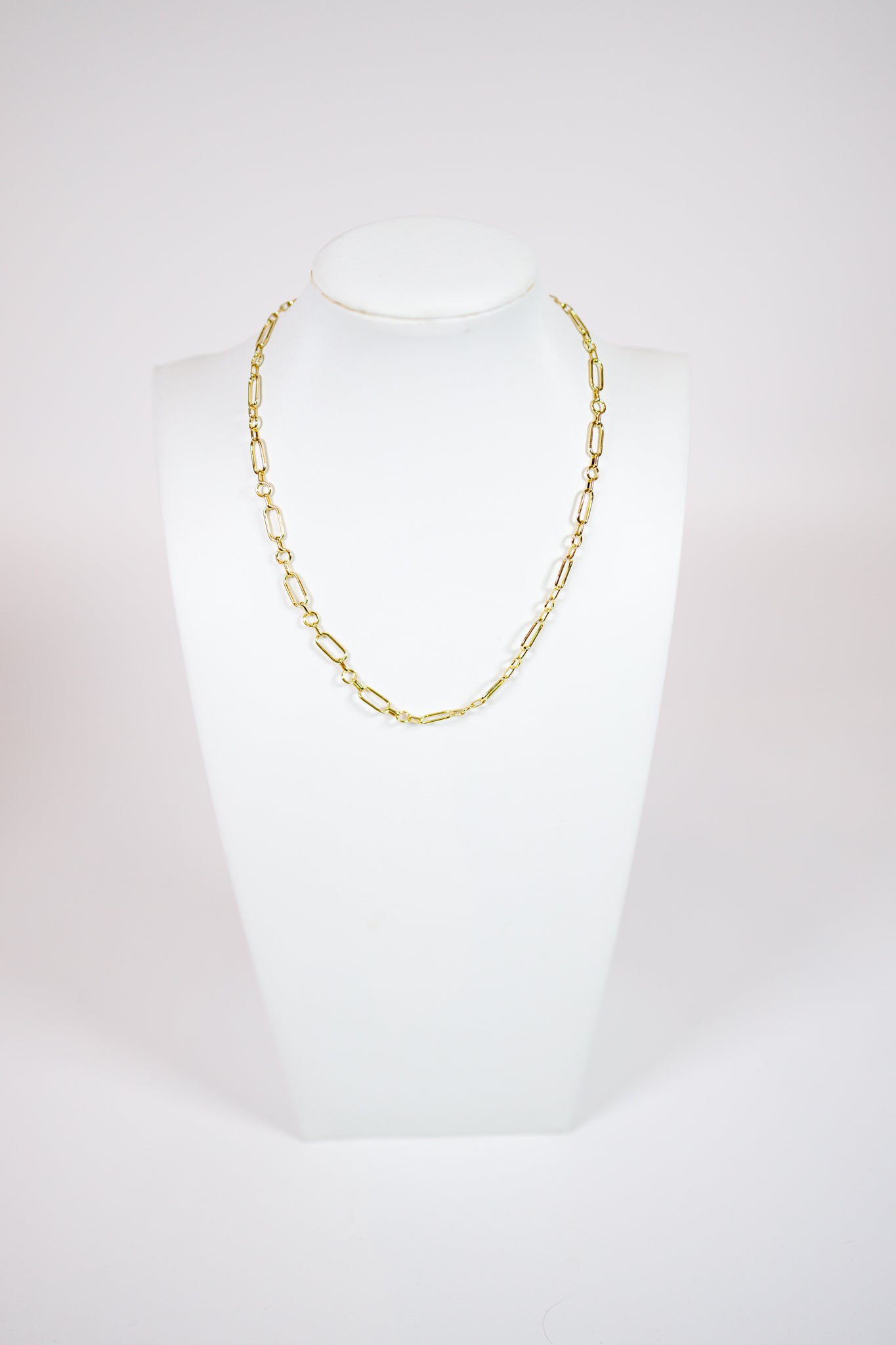 Gold Oval Link Chain Necklace Jaxe + Grace Boutique