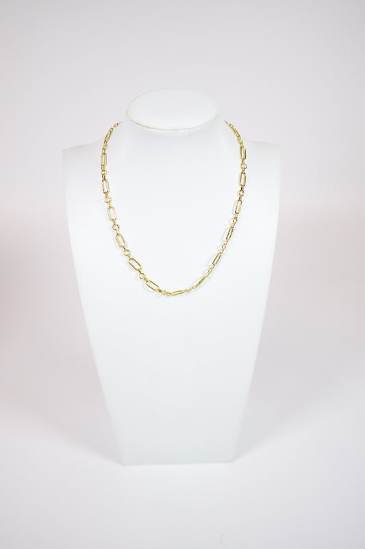 Gold Oval Link Chain Necklace Jaxe + Grace Boutique